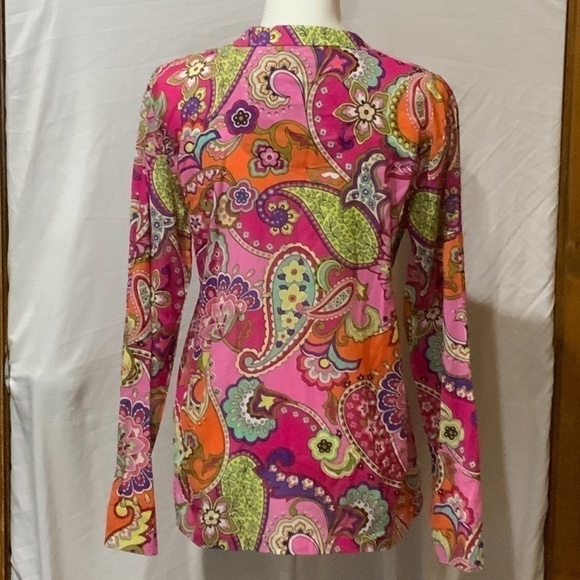 Vera Bradley Floral Paisley Top - EUC - Picture 2 of 8